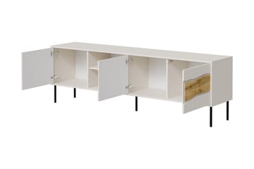 Stintino Tv-Benk 190x40 cm - Svart/Brun - Møbler - TV- & Mediamøbler - TV benk & mediabenk