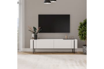 Stira TV-benk 160 cm - Hvit - Møbler - TV- & Mediamøbler - TV benk & mediabenk