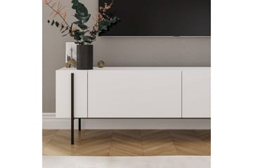 Stira TV-benk 160 cm - Hvit - Møbler - TV- & Mediamøbler - TV benk & mediabenk