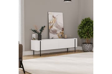Stira TV-benk 160 cm - Hvit - Møbler - TV- & Mediamøbler - TV benk & mediabenk