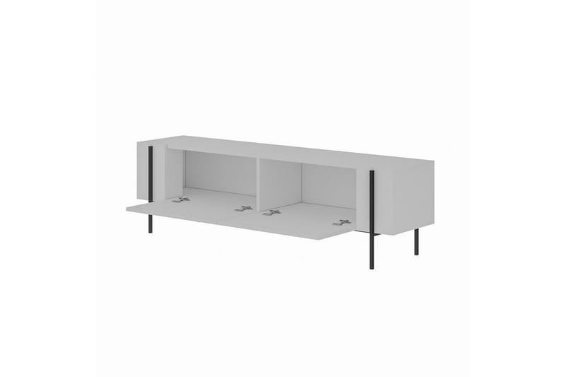 Stira TV-benk 160 cm - Hvit - Møbler - TV- & Mediamøbler - TV benk & mediabenk