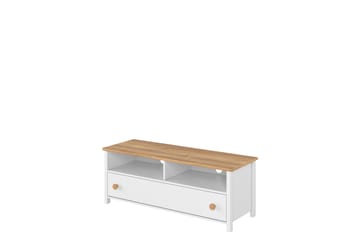 Storys Tv-Benk 120x42 cm - Hvit - Møbler - TV- & Mediamøbler - TV benk & mediabenk