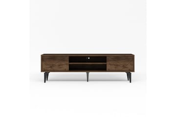 Sudama TV-benk 160 cm - Mørkfarget tre - Møbler - TV- & Mediamøbler - TV benk & mediabenk