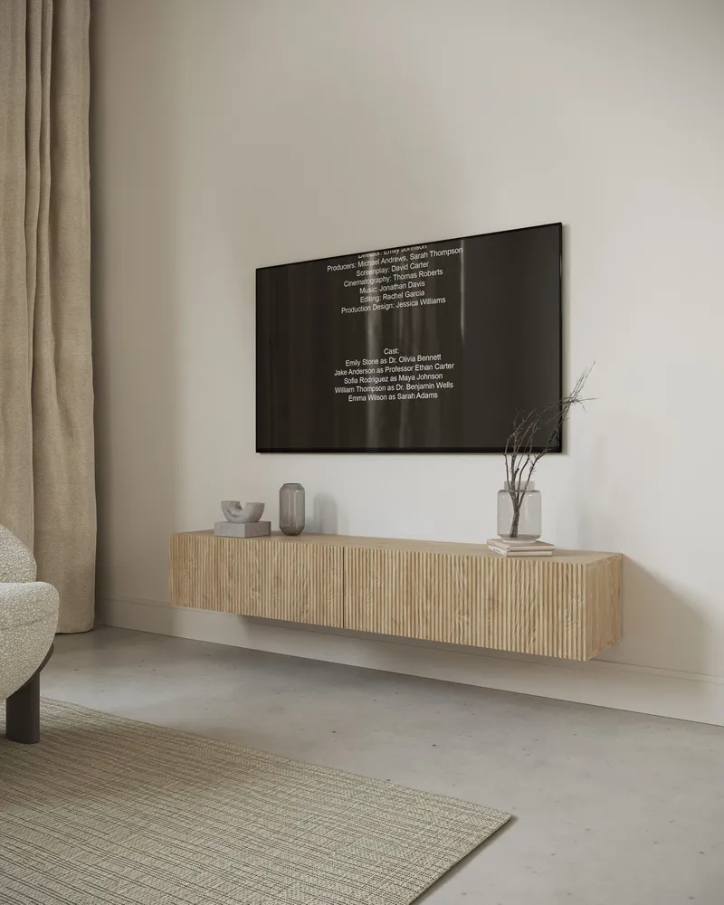 Takayo TV-benk 176 cm - Eik - Møbler - TV- & Mediamøbler - TV benk & mediabenk