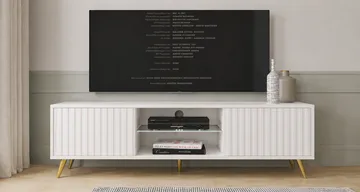 Tapas TV-benk 135 cm - Hvit - Møbler - TV- & Mediamøbler - TV benk & mediabenk