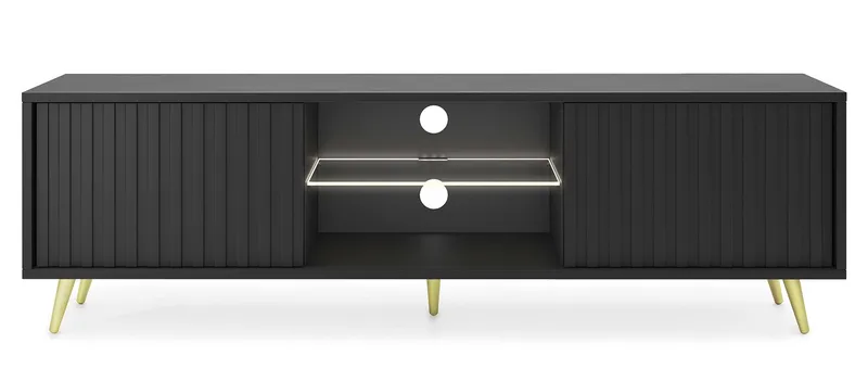 Tapas TV-benk 135 cm, Svart