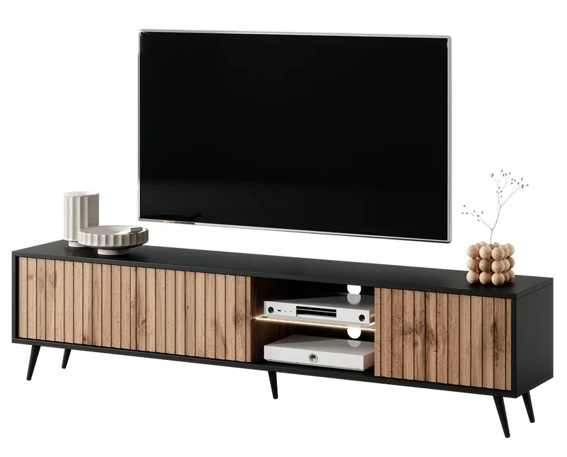 Tapas TV-benk 175 cm - Svart - Møbler - TV- & Mediamøbler - TV benk & mediabenk
