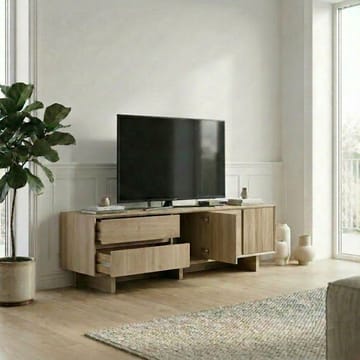Tavon TV-benk 180x55x45 cm - Naturlig eik - Møbler - TV- & Mediamøbler - TV benk & mediabenk