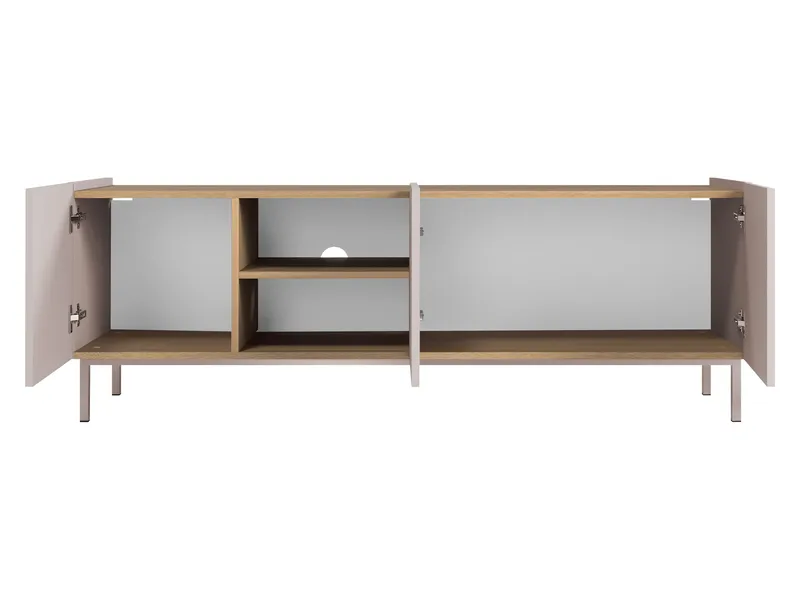 Tavrin TV-benk 153 cm - Beige - Møbler - TV- & Mediamøbler - TV benk & mediabenk