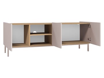 Tavrin TV-benk 153 cm - Beige - Møbler - TV- & Mediamøbler - TV benk & mediabenk
