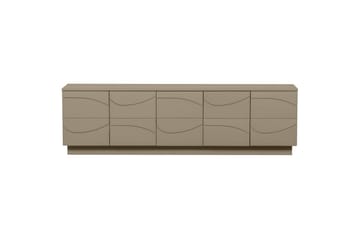 Teo Gulvstående TV-benk 180 cm med Oppbevaring i Malt Tre - Beige - Møbler - TV- & Mediamøbler - TV benk & mediabenk