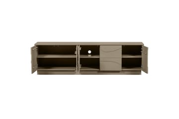 Teo Gulvstående TV-benk 180 cm med Oppbevaring i Malt Tre - Beige - Møbler - TV- & Mediamøbler - TV benk & mediabenk