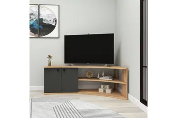 Termera TV-benk 135 cm - Brun/Antrasitt - Møbler - TV- & Mediamøbler - TV benk & mediabenk
