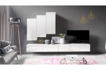 Tessan TV-møbelsett - Hvit - Møbler - TV- & Mediamøbler - TV-møbelsett