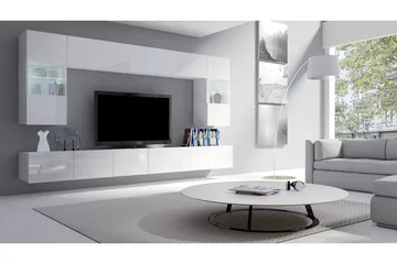 Tessan TV-møbelsett - Hvit - Møbler - TV- & Mediamøbler - TV-møbelsett