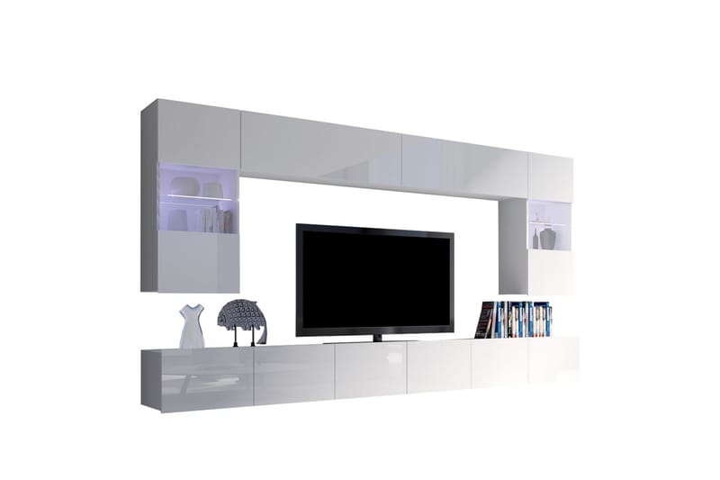 Tessan TV-møbelsett, Hvit