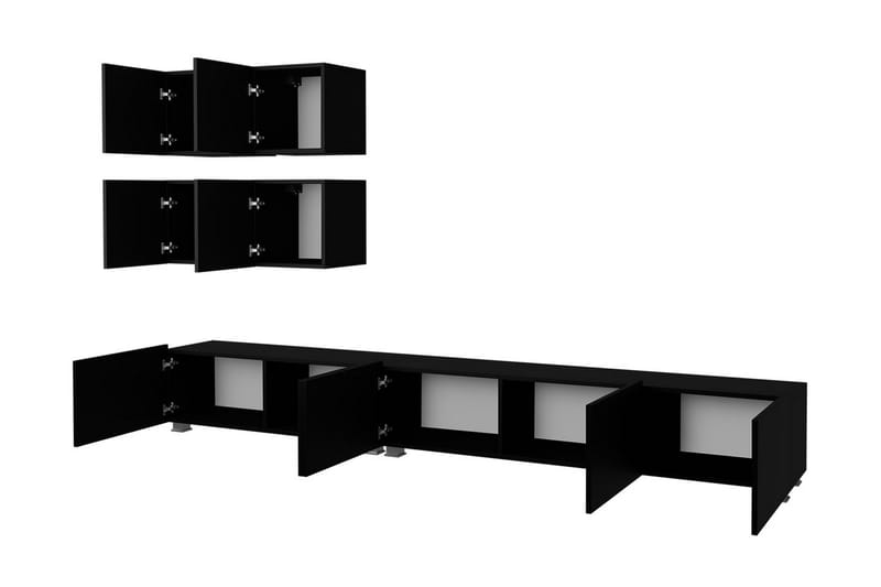 Tessan TV-møbelsett - Hvit - Møbler - TV- & Mediamøbler - TV-møbelsett