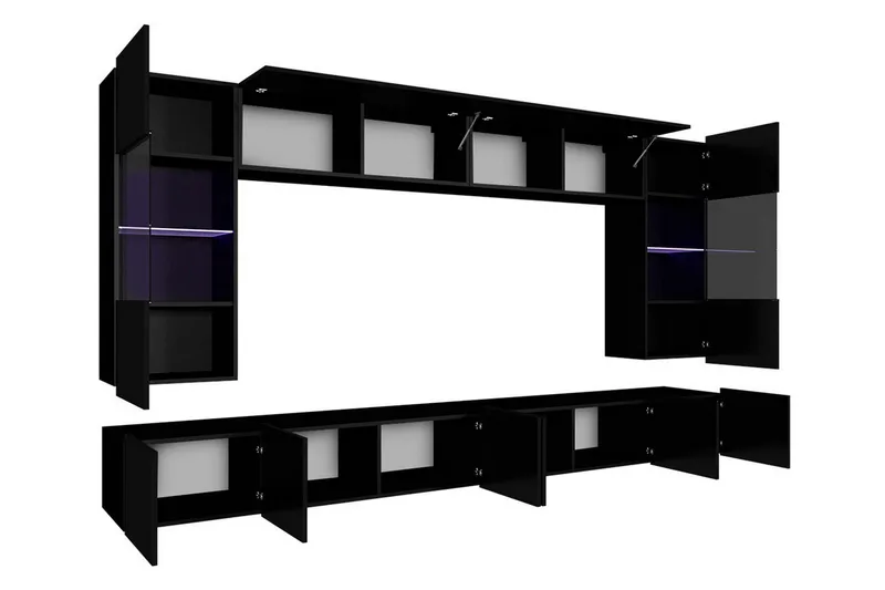 Tessan TV-møbelsett - Hvit - Møbler - TV- & Mediamøbler - TV-møbelsett