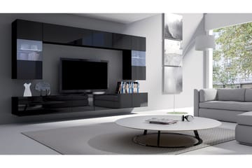 Tessan TV-møbelsett - Svart - Møbler - TV- & Mediamøbler - TV-møbelsett