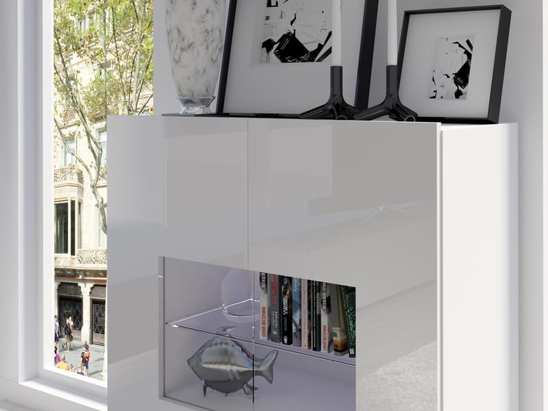 Tessan TV-veggseksjon - brun - Møbler - TV- & Mediamøbler - TV-møbelsett