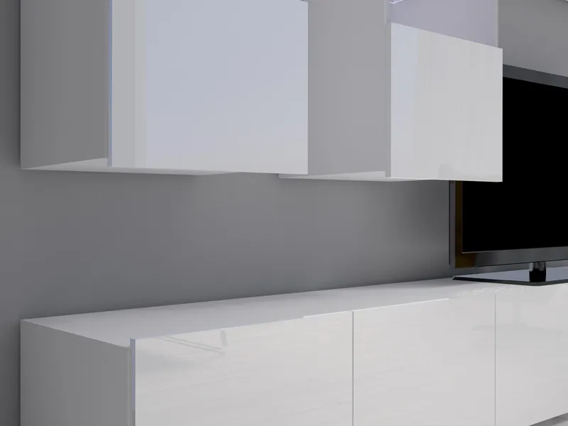 Tessan TV-veggseksjon - brun - Møbler - TV- & Mediamøbler - TV-møbelsett