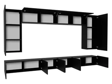 Tessan TV-veggseksjon - brun - Møbler - TV- & Mediamøbler - TV-møbelsett