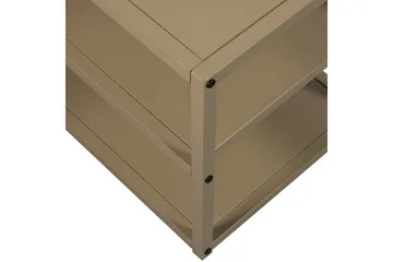Teun Gulvstående TV-benk 120 cm i Metall - Beige - Møbler - TV- & Mediamøbler - TV benk & mediabenk