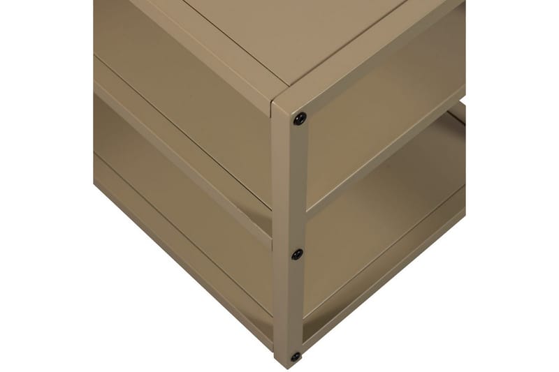 Teun Gulvstående TV-benk 120 cm i Metall - Beige - Møbler - TV- & Mediamøbler - TV benk & mediabenk
