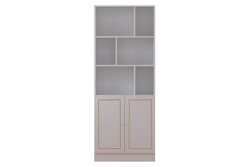 Thyrel Bokhylle 70 cm i Malt Tre, Hvit