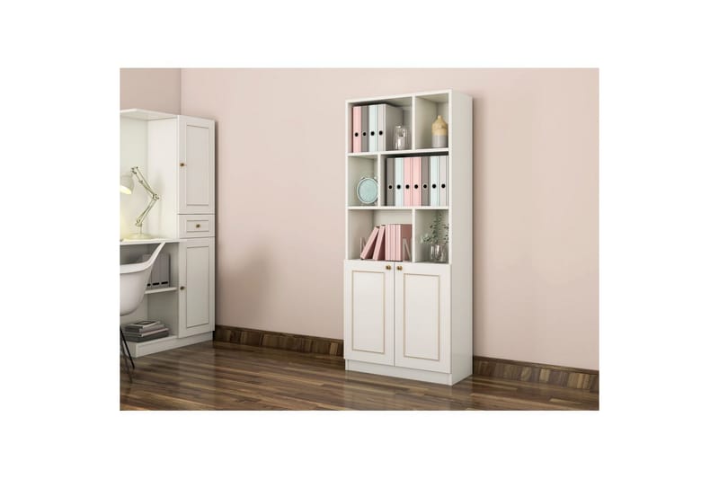 Thyrel Bokhylle 70 cm - Matt Hvit - Oppbevaring - Hylle - Bokhylle