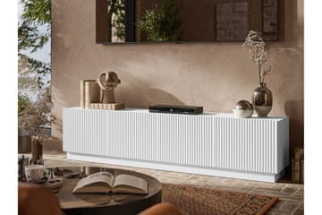 Torvalen Tv-bänk 200 cm - Hvit - Møbler - TV- & Mediamøbler - TV benk & mediabenk