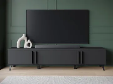 Torvos TV-benk 180 cm - Svart - Møbler - TV- & Mediamøbler - TV benk & mediabenk