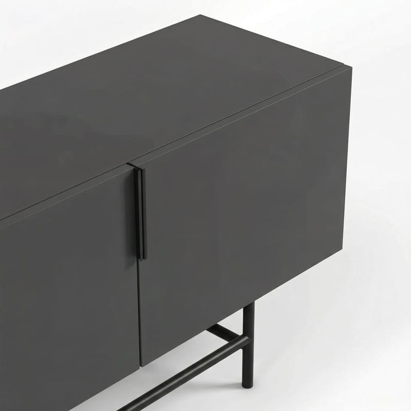 Truvia TV-benk 200x55x35 cm - Antrasitt/Svart - Møbler - TV- & Mediamøbler - TV benk & mediabenk
