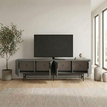 Truvia TV-benk 200x55x35 cm - Antrasitt/Svart - Møbler - TV- & Mediamøbler - TV benk & mediabenk