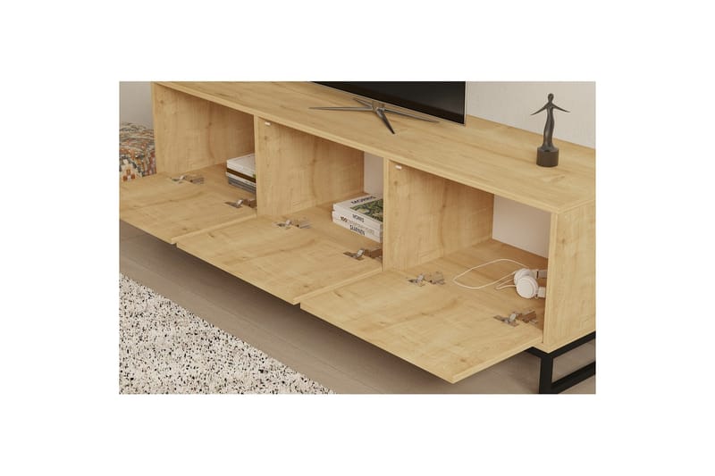Tukums TV-benk 160 cm - Naturell - Møbler - TV- & Mediamøbler - TV benk & mediabenk