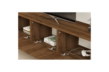 Tukums TV-benk 160 cm - Rødfarget tre - Møbler - TV- & Mediamøbler - TV benk & mediabenk