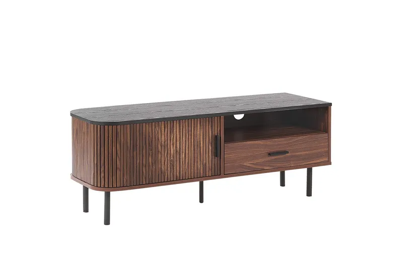 Tv-bänk Mörkbrun
