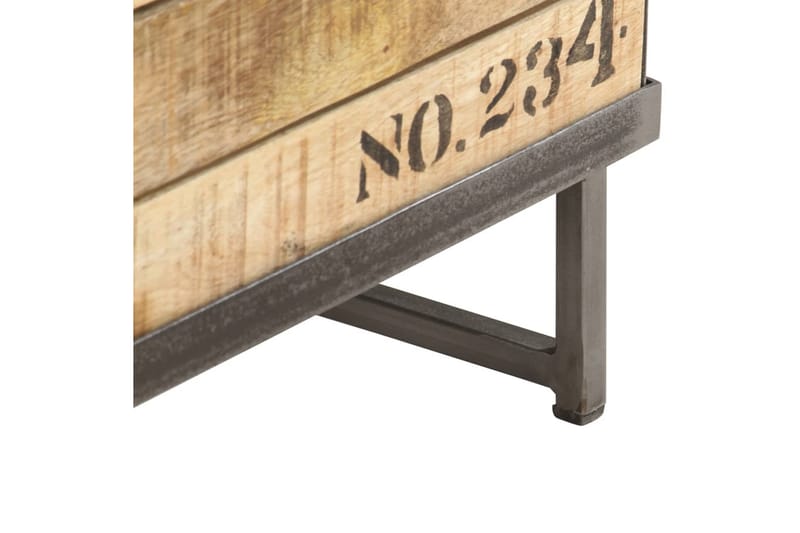TV-benk 120x30x40 cm heltre mango - TV benk & mediabenk