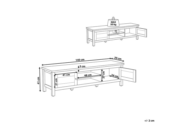 TV-benk Atoca - Møbler - TV- & Mediamøbler - TV benk & mediabenk