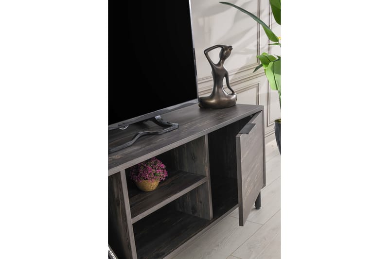 TV-benk Avelley 140 cm - Mørkebrun - TV benk & mediabenk