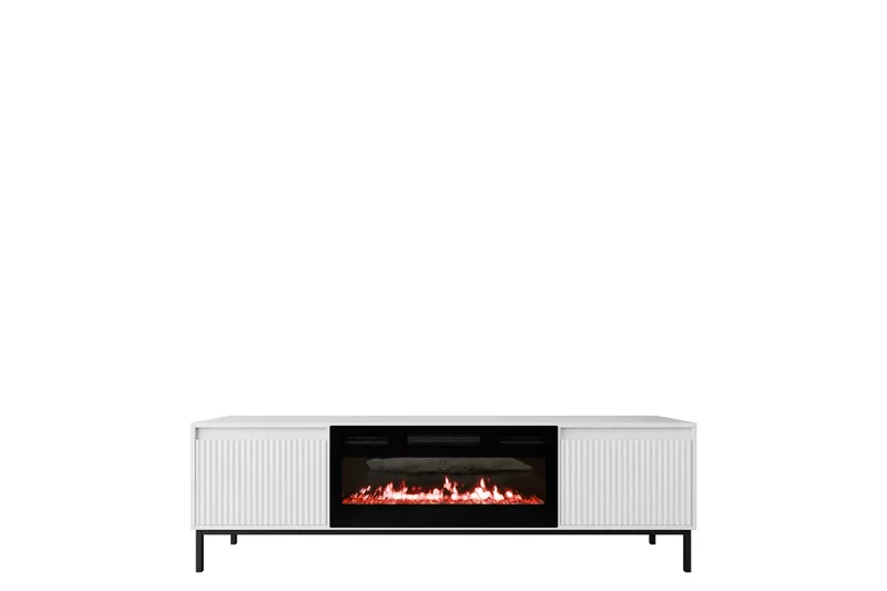 TV-benk Bjurholm 174 cm, Hvit