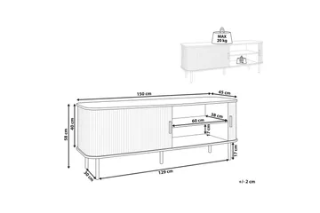 TV-benk Bradley - Møbler - TV- & Mediamøbler - TV benk & mediabenk