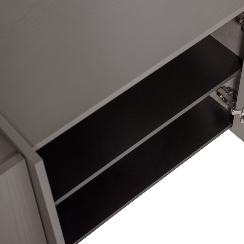 TV-benk Brock 102 cm - Varmgrå - Møbler - TV- & Mediamøbler - TV-skap