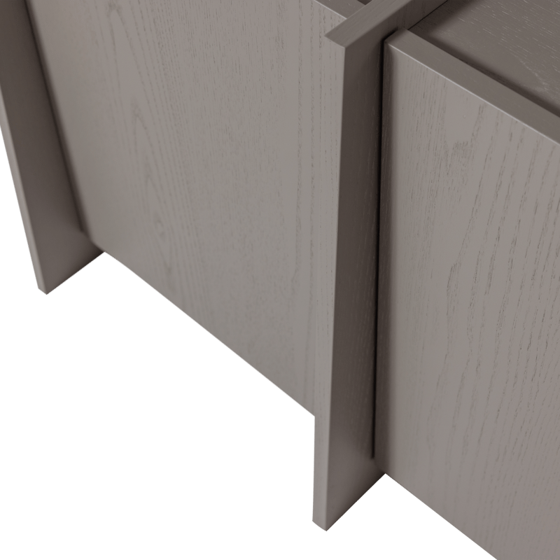 TV-benk Brock 102 cm - Varmgrå - Møbler - TV- & Mediamøbler - TV-skap