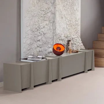 TV-benk Brock 102 cm - Varmgrå - Møbler - TV- & Mediamøbler - TV-skap