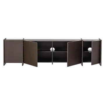 TV-benk Brock 200 cm - Mellombrun - Møbler - TV- & Mediamøbler - TV-skap