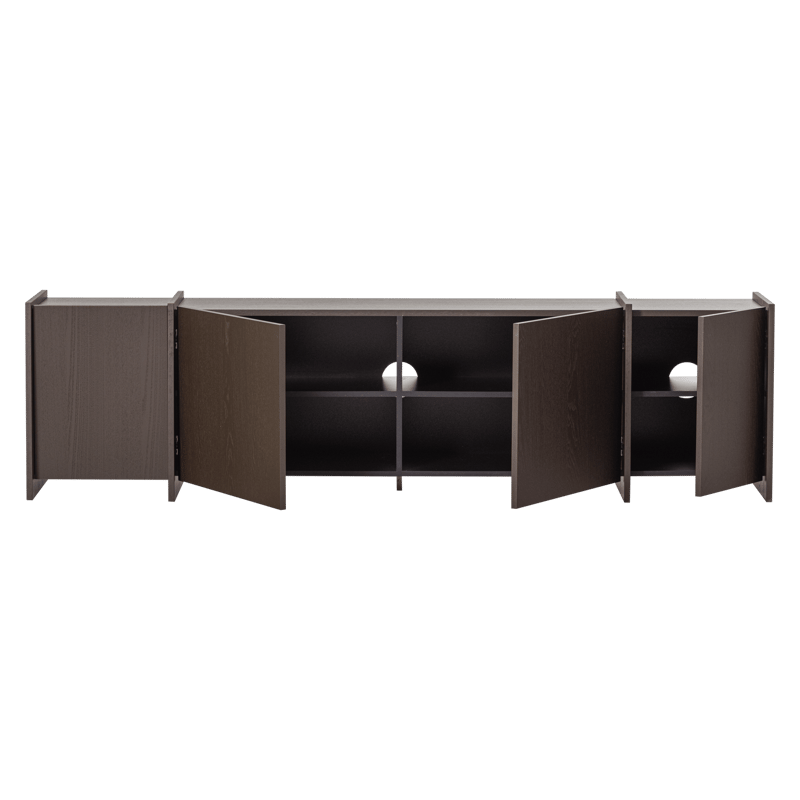 TV-benk Brock 200 cm - Mellombrun - Møbler - TV- & Mediamøbler - TV-skap