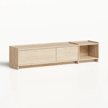 TV-benk Deyloris 180 cm - lyst naturtre - Møbler - TV- & Mediamøbler - TV benk & mediabenk