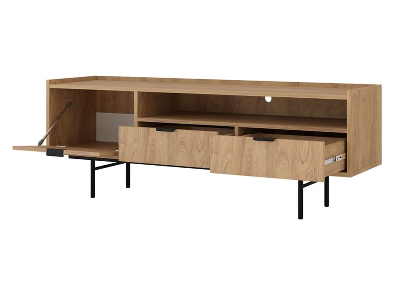 TV-benk Edison Hickory-eik - Hickory-eik - Møbler - TV- & Mediamøbler - TV benk & mediabenk