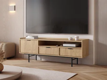 TV-benk Edison Hickory-eik - Hickory-eik - Møbler - TV- & Mediamøbler - TV benk & mediabenk
